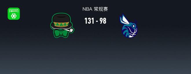 全主力休战！凯尔特人131-98狂胜黄蜂，普里查德31+3+11